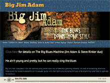 Tablet Screenshot of bigjimadam.com